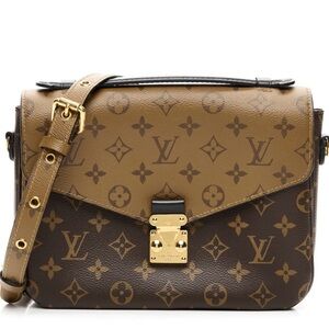Louis Vuitton Brown and Tan Monogram Crossbody Bag